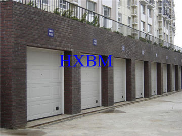 White color Exterior Folding Aluminium Garage Doors Sound Insulation And Heat Insulation