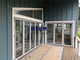 EPDM Aluminum External Folding Doors 12A Glass Waterproof 75mm Depth