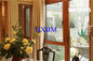 6063-T5 12A Double Glazed Wooden Windows Waterproof Clad Timber
